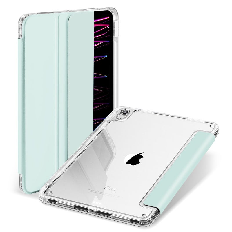 Suitable For Ipad Pro 13Inch Protective Case Deformed Y-Fold Air6 Pen Slot 11 Leather Case 10Th Generation Hard Bottom Mini67 Soft Edge - Image 1
